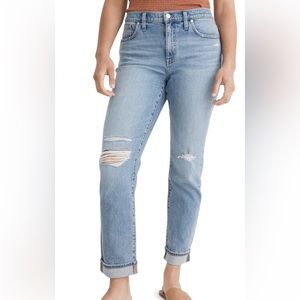 Madewell High Rise waist slim boyjean